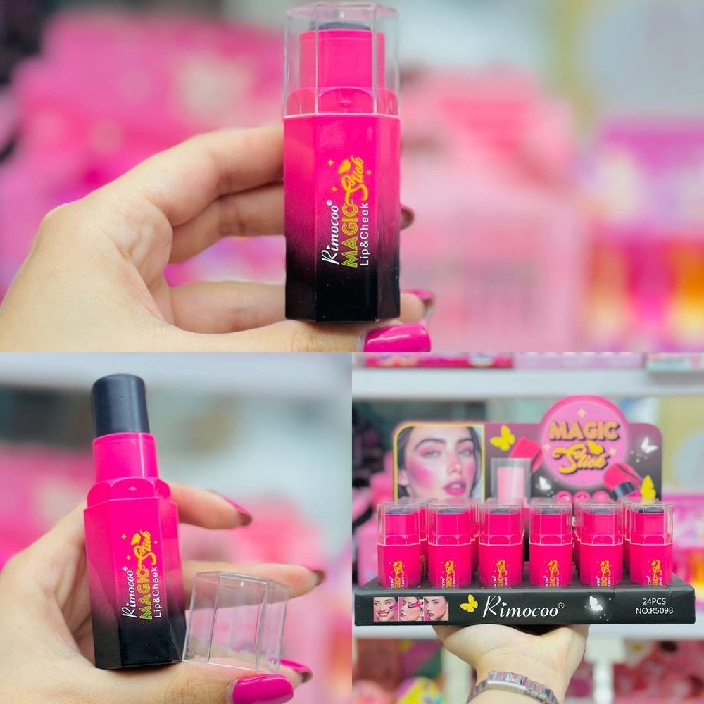 رژ گونه استیکی جادویی ریموکو( رژ گونه و رژ لب )